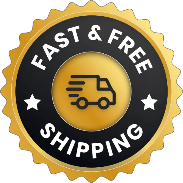 Package icon with 'Free Shipping', highlighting a delivery benefit for larger orders