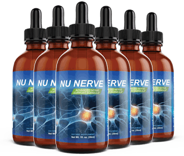 Graphic showing NuNerve discount offer: regular price crossed out, new lower price, and discount percentage